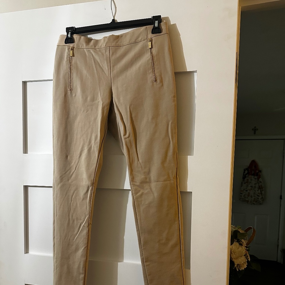 Karl Lagerfeld women’s tan leggings